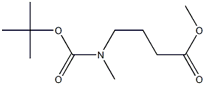 TERT-BUTYL 3-(METHOXYCARBONYL) PROPYLMETHYLCARBAMATE分子式结构图