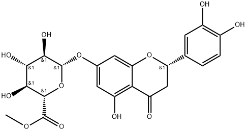 Eriodictyol 7-O-methylglucuronide分子式结构图