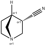 1-Azabicyclo[2.2.1]heptane-3-carbonitrile,endo-(9CI)分子式结构图