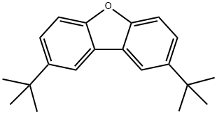 2,8-二叔丁基二苯并[B,D]呋喃分子式结构图