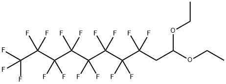 2-(PERFLUORO-N-OCTYL)ACETALDEHYDE DIETHYL ACETAL分子式结构图