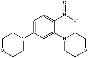 2,4-二(4-吗啉基)硝基苯分子式结构图