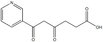 4,6-dioxo-6-(pyridin-3-yl)hexanoic acid分子式结构图