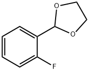 2-(2-氟苯基)-1,3-二氧戊环分子式结构图