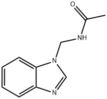 Acetamide, N-(1H-benzimidazol-1-ylmethyl)- (9CI)分子式结构图