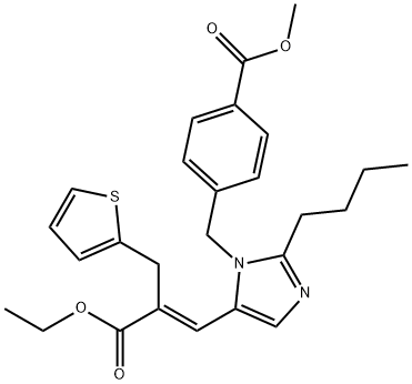 依普罗沙坦乙酯分子式结构图