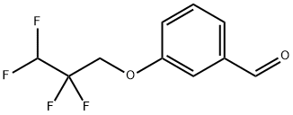 3-(2,2,3,3-四氟丙氧基)苯甲醛分子式结构图