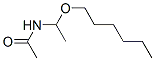 Acetamide,  N-[1-(hexyloxy)ethyl]-分子式结构图