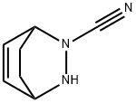 2,3-Diazabicyclo[2.2.2]oct-5-ene-2-carbonitrile(9CI)分子式结构图