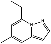 Pyrazolo[1,5-a]pyridine,  7-ethyl-5-methyl-分子式结构图