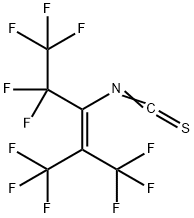 PERFLUORO-(2-METHYL-3-ISOTHIOCYANATO)PENT-2-ENE分子式结构图