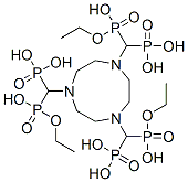 1,4,7-triazacyclononane-N,N',N''-tris(methylenephosphonate monoethyl ester)分子式结构图