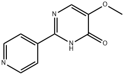 2-吡啶基-4-羟基-5-甲氧基嘧啶 500MG分子式结构图