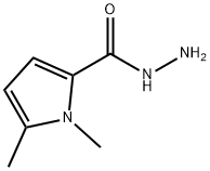 1H-Pyrrole-2-carboxylicacid,1,5-dimethyl-,hydrazide(9CI)分子式结构图