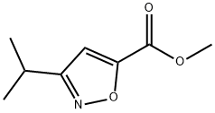 3-异丙基异恶唑-5-羧酸甲酯分子式结构图