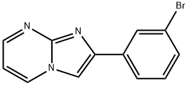 2-(3-溴苯基)-咪唑并[1,2-A]嘧啶分子式结构图