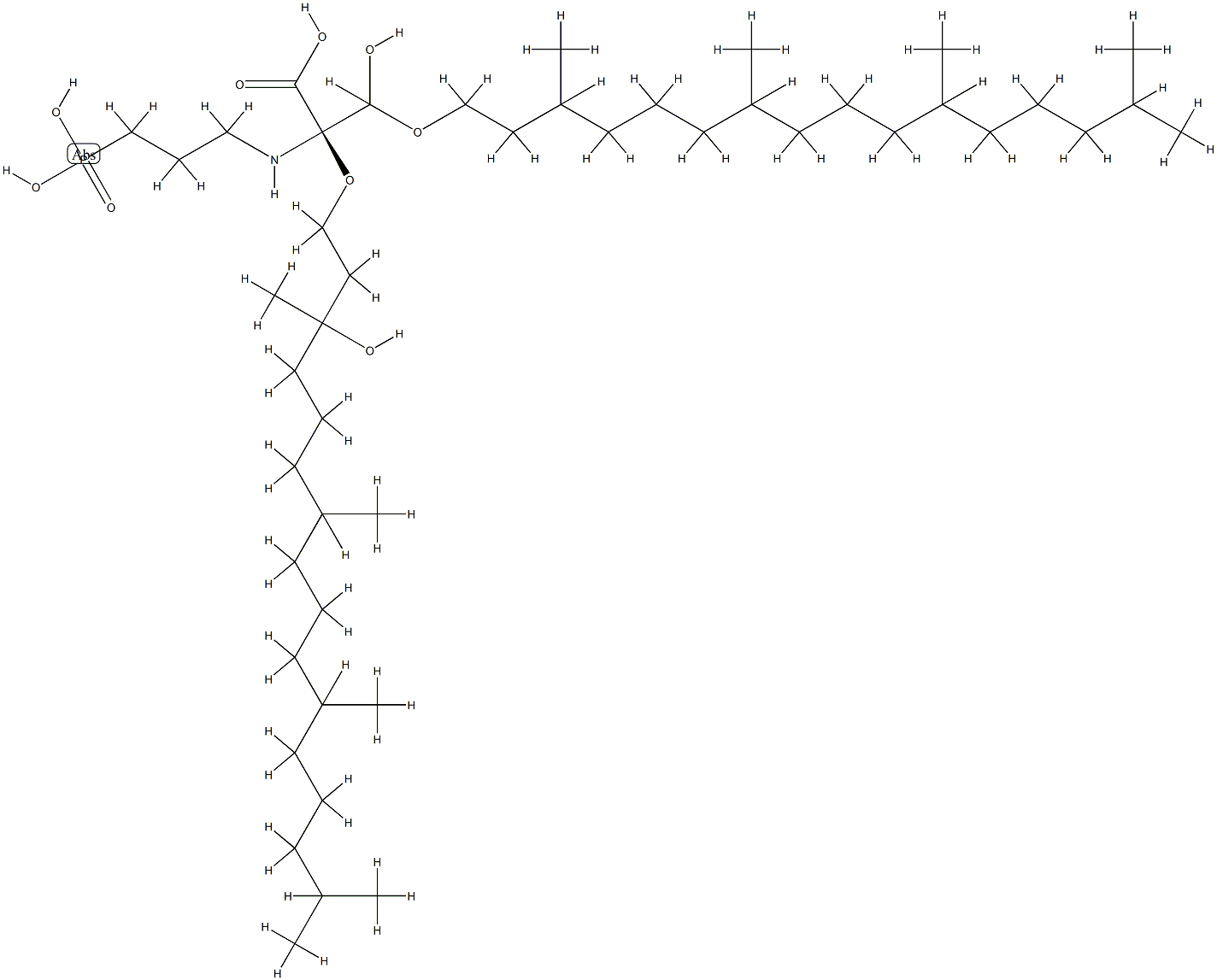 hydroxyarchaetidylserine分子式结构图