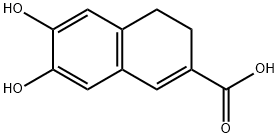 2-Naphthalenecarboxylic acid, 3,4-dihydro-6,7-dihydroxy- (9CI)分子式结构图