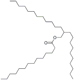 Tetradecanoic acid, 2-decyltetradecyl ester分子式结构图