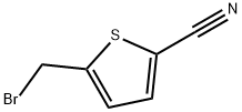 5-溴甲基噻吩-2-甲腈分子式结构图