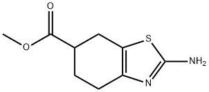 Methyl 2-aMino-4,5,6,7-tetrahydrobenzo[d]thiazole-6-carboxylate分子式结构图