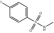 4-碘-N-甲基苯-1-磺酰胺分子式结构图