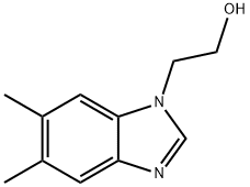 1H-Benzimidazole-1-ethanol,5,6-dimethyl-(9CI)分子式结构图