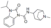 (endo-N-8-methyl-8-azabicyclo-(3.2.1)oct-3-yl)-2,3-dihydro-3-isopropyl-2-oxo-1H-benzimidazol-1-carboxamide分子式结构图