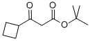 3-环丁基-3-氧代丙酸叔丁酯分子式结构图