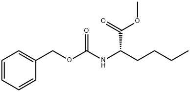 Norleucine, N-[(phenylmethoxy)carbonyl]-, methyl ester分子式结构图