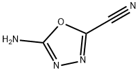 5-氨基-1,3,4-恶二唑-2-甲腈分子式结构图