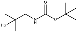 Carbamic acid, (2-mercapto-2-methylpropyl)-, 1,1-dimethylethyl ester (9CI)分子式结构图