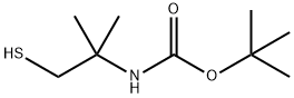 Carbamic acid, (2-mercapto-1,1-dimethylethyl)-, 1,1-dimethylethyl ester (9CI)分子式结构图