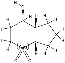 Cyclopenta[b]thiopyran-4-ol, octahydro-, 1,1-dioxide, (4-alpha-,4a-ba-,7a-ba-)- (9CI)分子式结构图