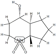 Cyclopenta[b]thiopyran-4-ol, octahydro-, 1,1-dioxide, (4-alpha-,4a-alpha-,7a-ba-)- (9CI)分子式结构图