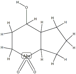 Cyclopenta[b]thiopyran-4-ol, octahydro-, 1,1-dioxide (9CI)分子式结构图