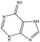 6H-Purin-6-imine, 3,7-dihydro-, (Z)- (9CI)分子式结构图