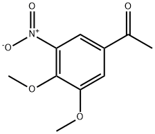 1-(3,4-二甲氧基-5-硝基苯基)乙酮分子式结构图