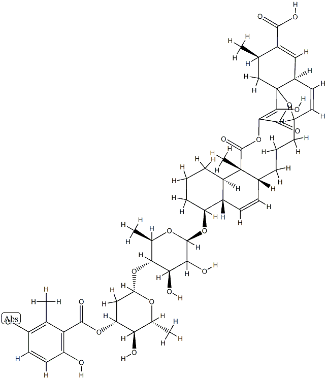 O-demethylhydroxychlorothricin分子式结构图