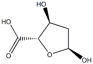 alpha-D-erythro-Pentofuranuronicacid,2-deoxy-(9CI)分子式结构图