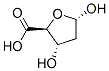 beta-D-erythro-Pentofuranuronic acid, 2-deoxy- (9CI)分子式结构图