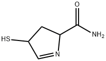 2H-Pyrrole-2-carboxamide,3,4-dihydro-4-mercapto-(9CI)分子式结构图