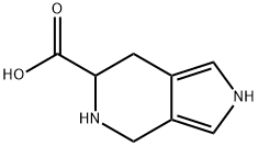 2H-Pyrrolo[3,4-c]pyridine-6-carboxylicacid,4,5,6,7-tetrahydro-(9CI)分子式结构图