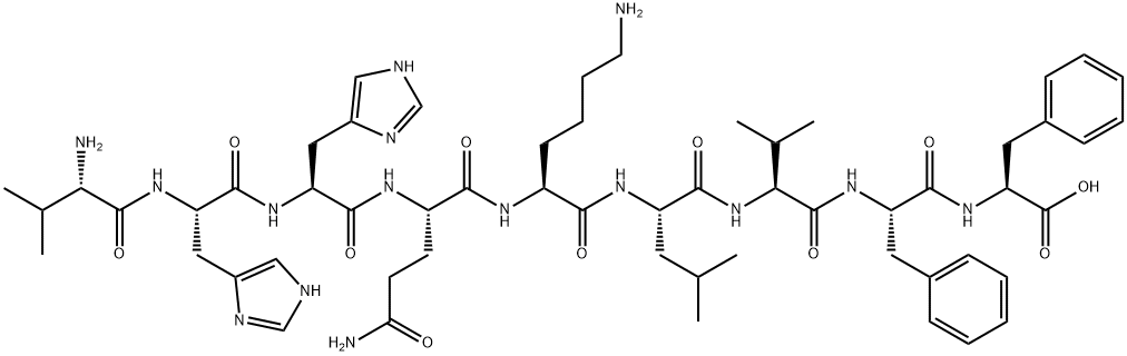 β-Amyloid (12-20)分子式结构图