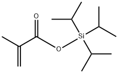 三异丙基硅烷基 甲基丙烯酸酯分子式结构图