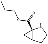 2-Azabicyclo[3.1.0]hexane-1-carboxylicacid,propylester,(1S)-(9CI)分子式结构图