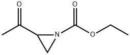 1-Aziridinecarboxylic acid, 2-acetyl-, ethyl ester (9CI)分子式结构图