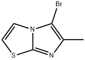 5-溴-6-甲基咪唑并[2,1-B][1,3]噻唑分子式结构图