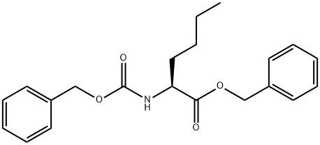 L-NORLEUCINE, N-[(PHENYLMETHOXY)CARBONYL]-, PHENYLMETHYL ESTER分子式结构图