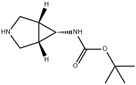 (1R,5S,6R)-3-氮杂双环[3.1.0]己烷-6-基氨基甲酸叔丁酯分子式结构图